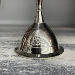 Triquetra Silver Bell