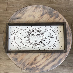 Sun and Moon Decorative Sign