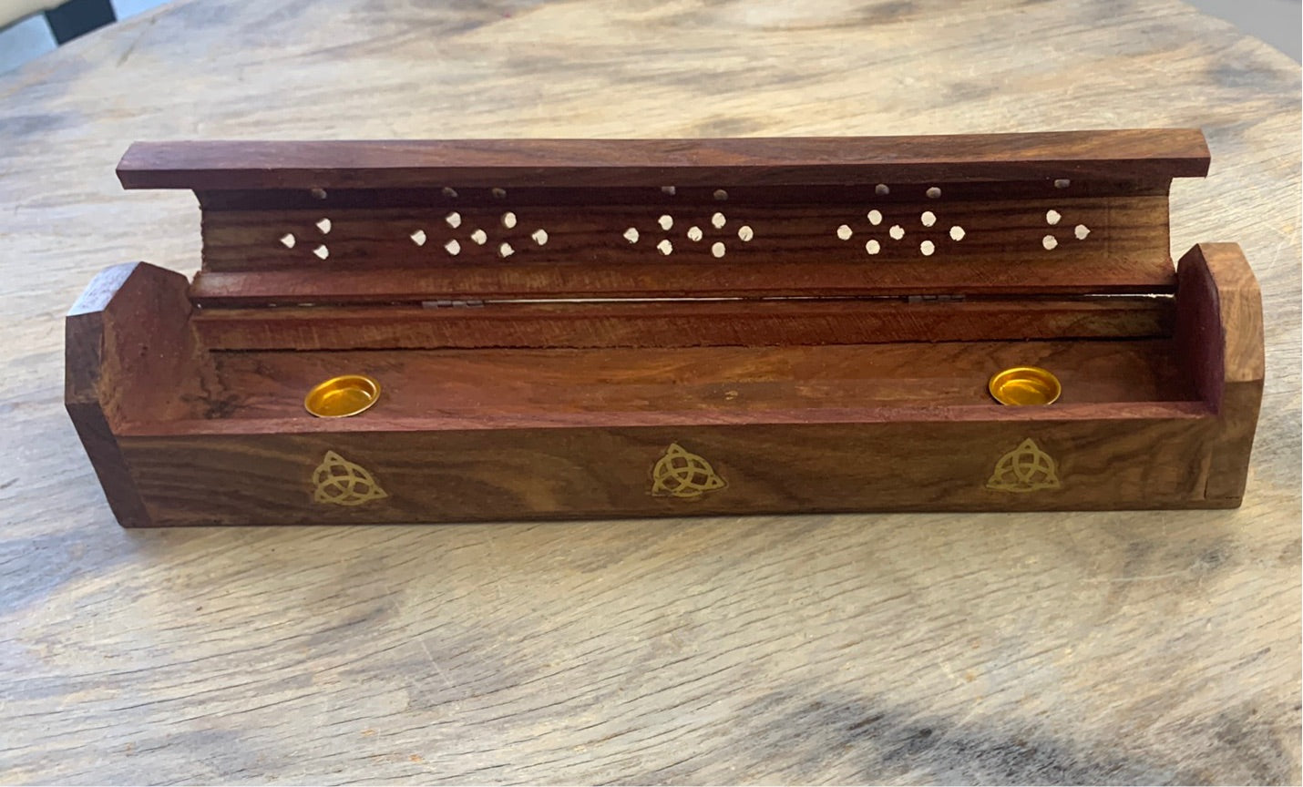 Incense Coffin Box - Triquetra