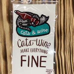 Cats and Wine patch