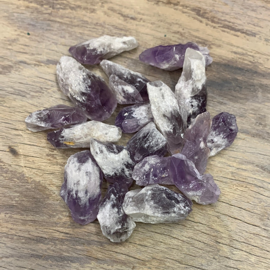 Amethyst, Dragon’s Tooth Amethyst -Calms Emotions