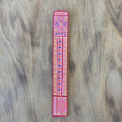 Hand Painted Incense Holder - Pink