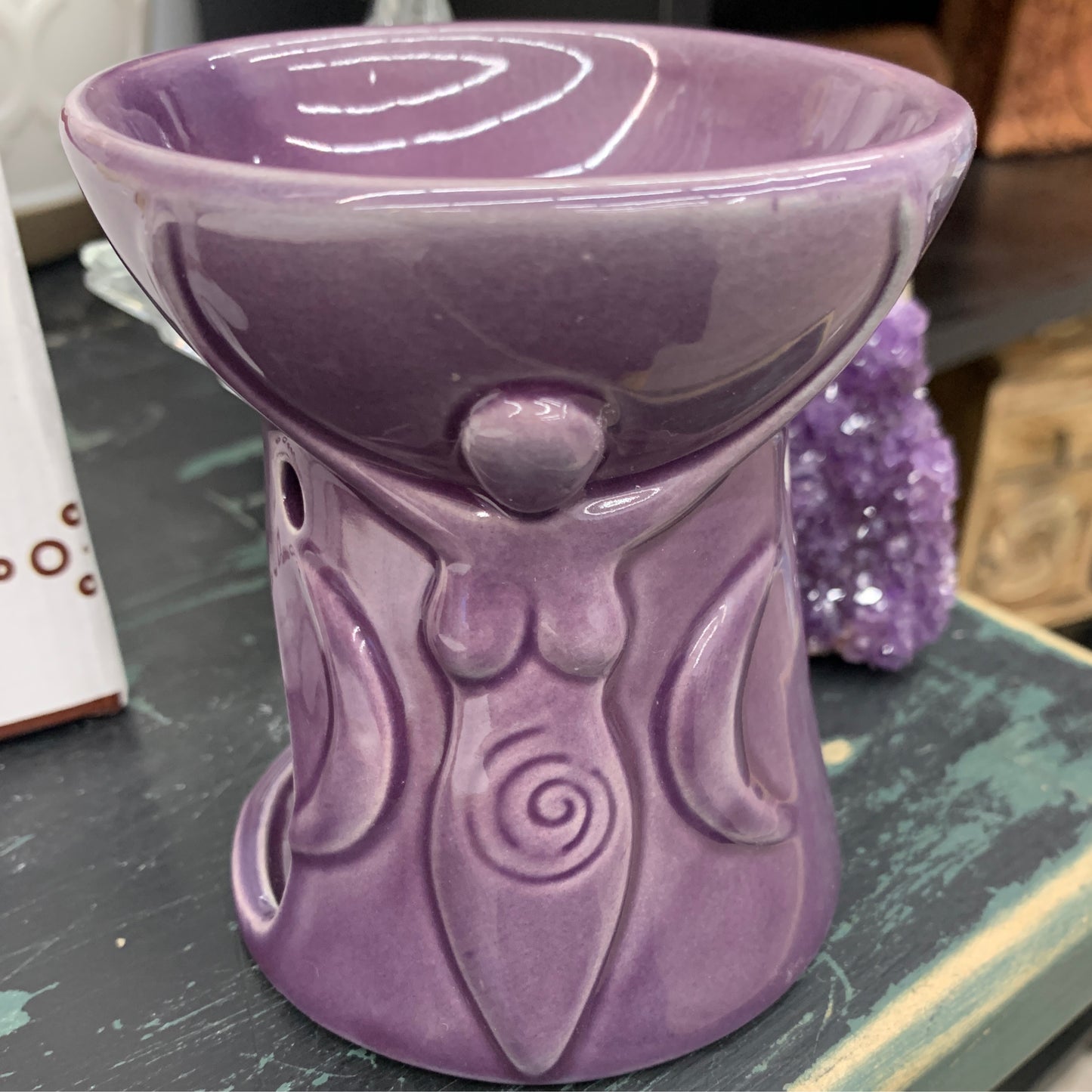 Goddess Oil Warmer - purple