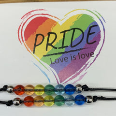 Rainbow Pride Bracelet Set