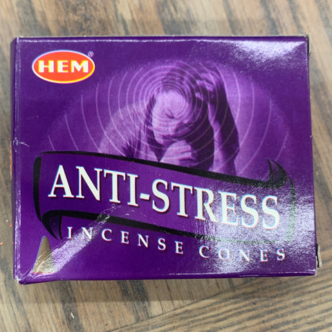 Anti-Stress Cone Incense - Hem box