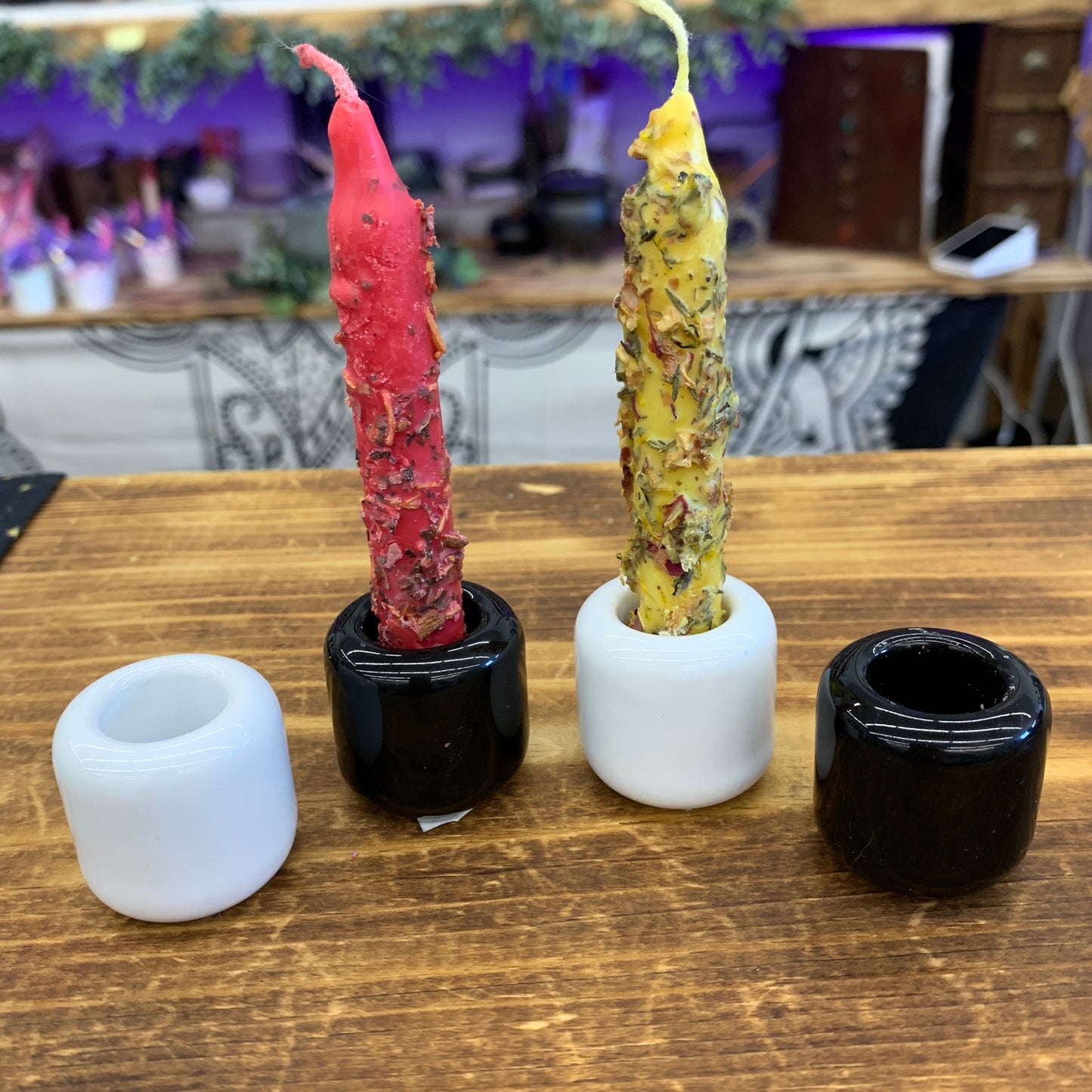 Candle Holder - for dressed or tapers