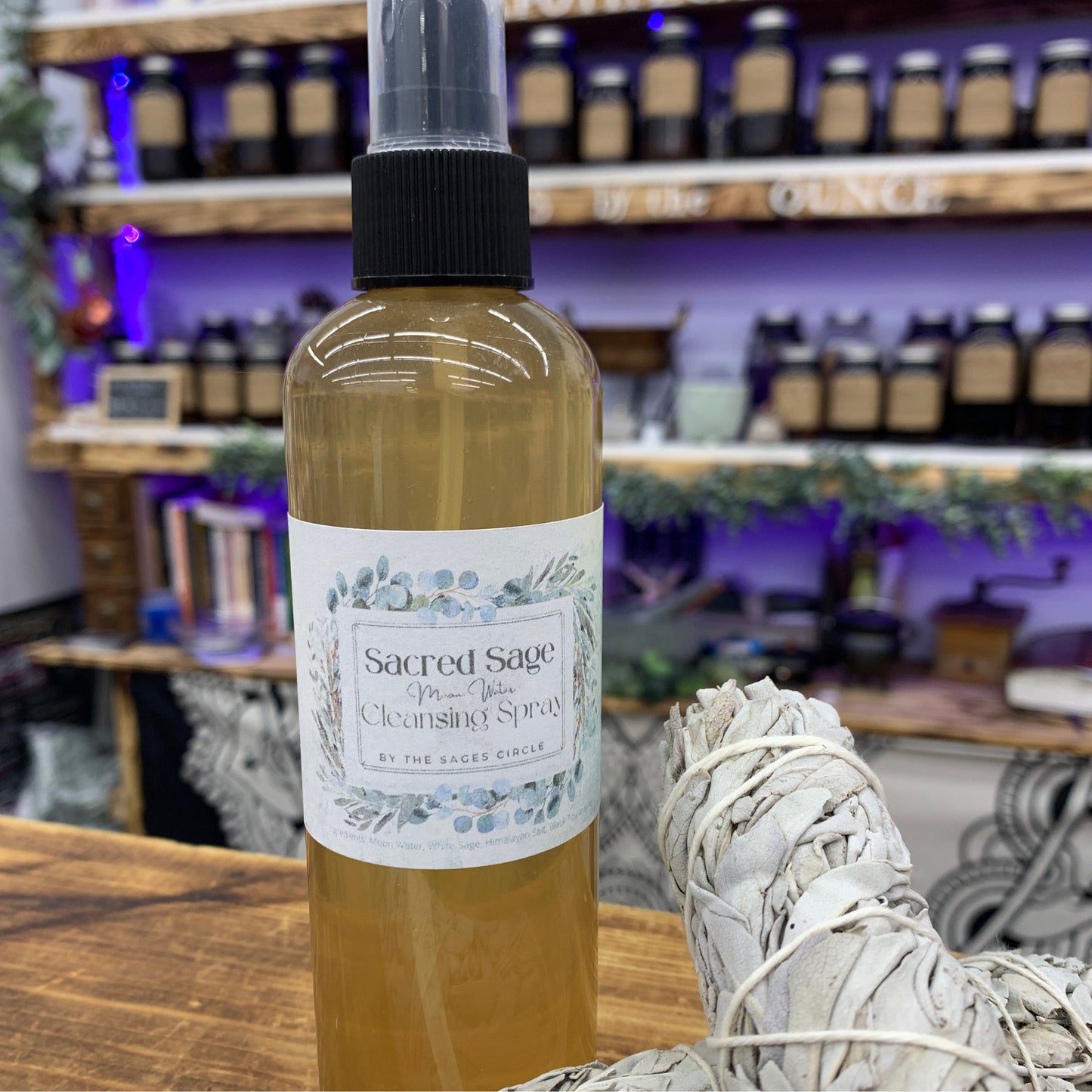 Sacred Sage Moon Water Cleansing Spray