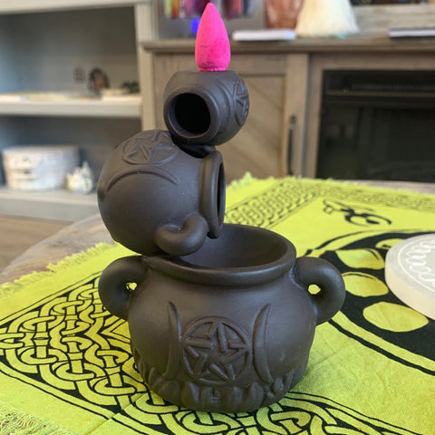 Cauldron Backflow Incense Burner