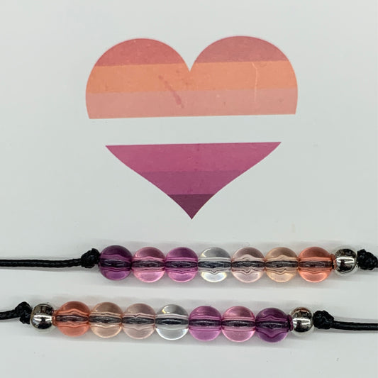 Lesbian Pride Bracelet