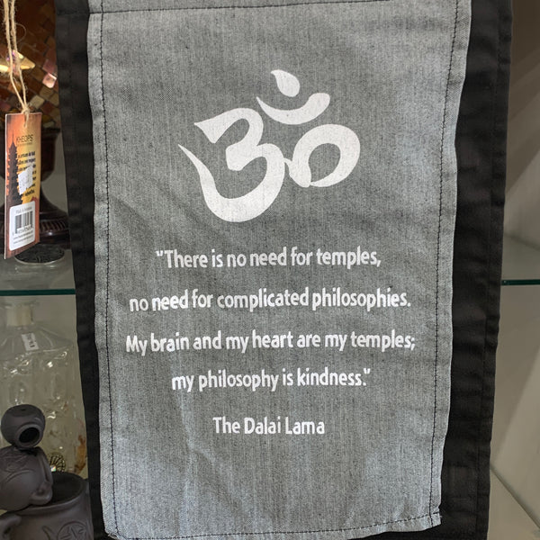 No Need For Temples  - Wall Hanging