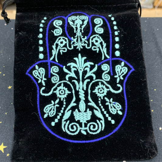 Hamsa / Hand of Fatima Tarot Bag